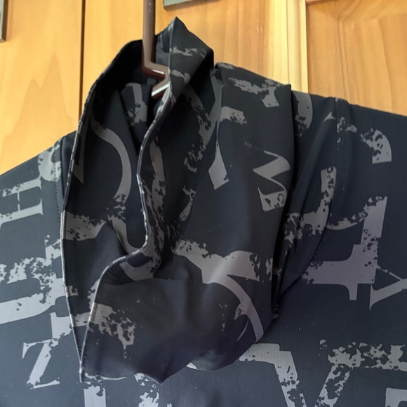 Porto San Francisco Gray and black long sleeve cowl neck top Size 1 - Picture 3 of 11